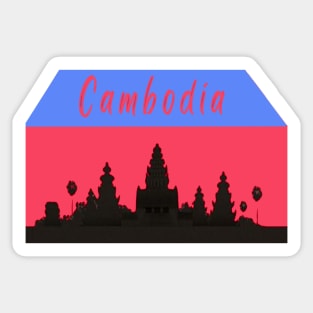 Cambodia Sticker